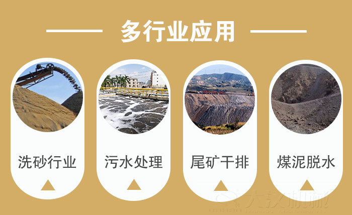 矿用直线振动筛适用行业：洗砂行业，污水处理，尾矿干排，煤泥脱水。